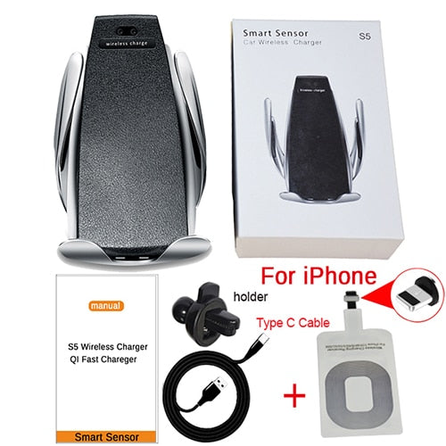 Wireless Car Charger Automatic Clamping